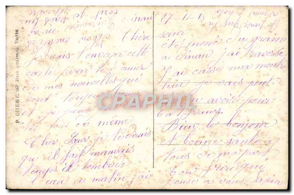 Soldat en uniforme — Classe 18 — éditeur Mondial, n° 141 — Verso