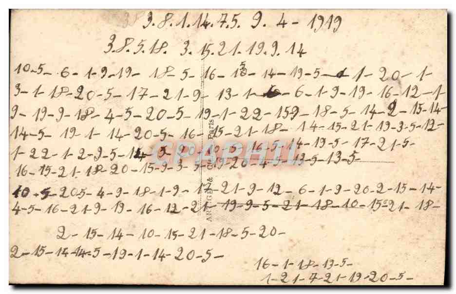Gloire à la Classe 20 ! — Souvenir affectueux — Éditeur inconnu, n° 2624 — Reverso