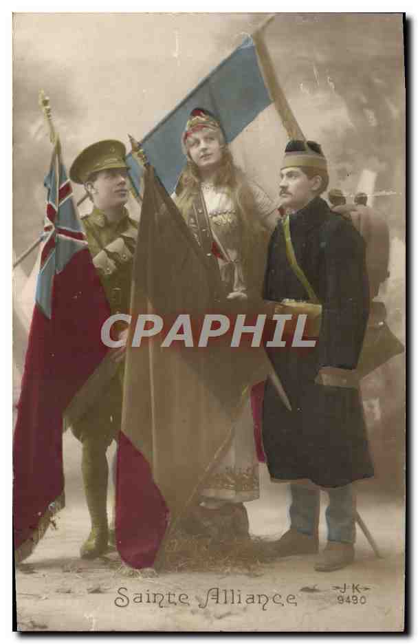 CPA Sainte Alliance Militaria