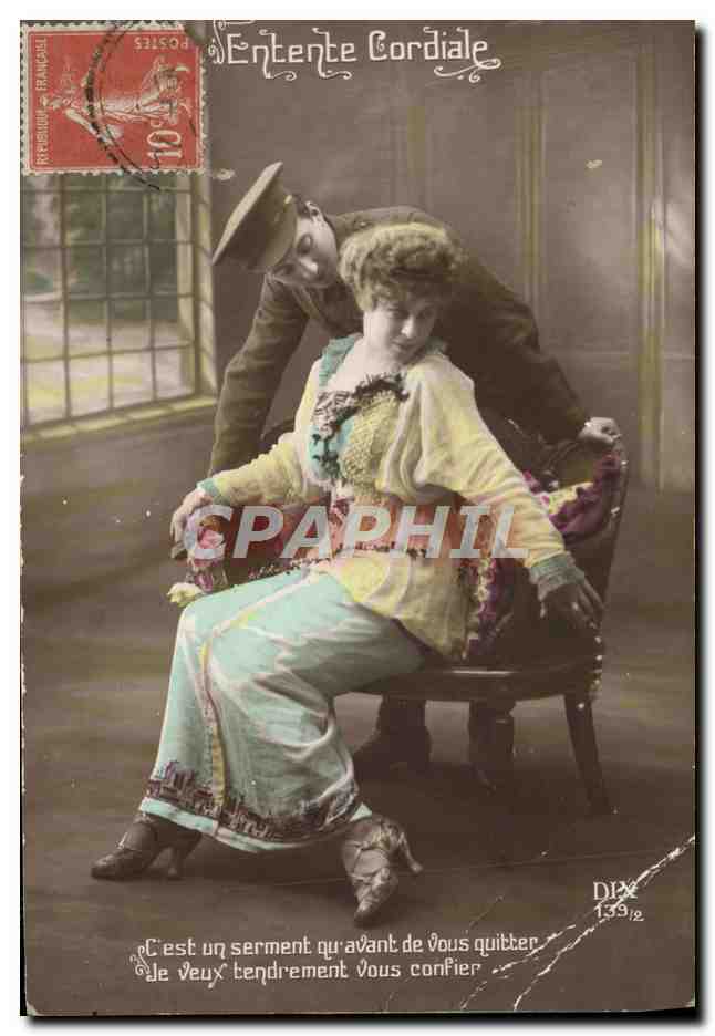 Soldat et femme — Entente Cordiale — République Française, n° 139.2