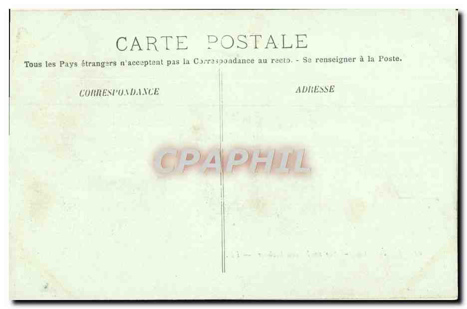 CPA Le Havre Sur Un Bateau Pecheur Bateau — Rückseite