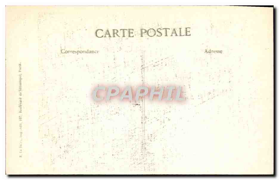 CPA Paris Crimes Odieux des pirates boches La maison du brigadier Bidault Militaria — Rückseite