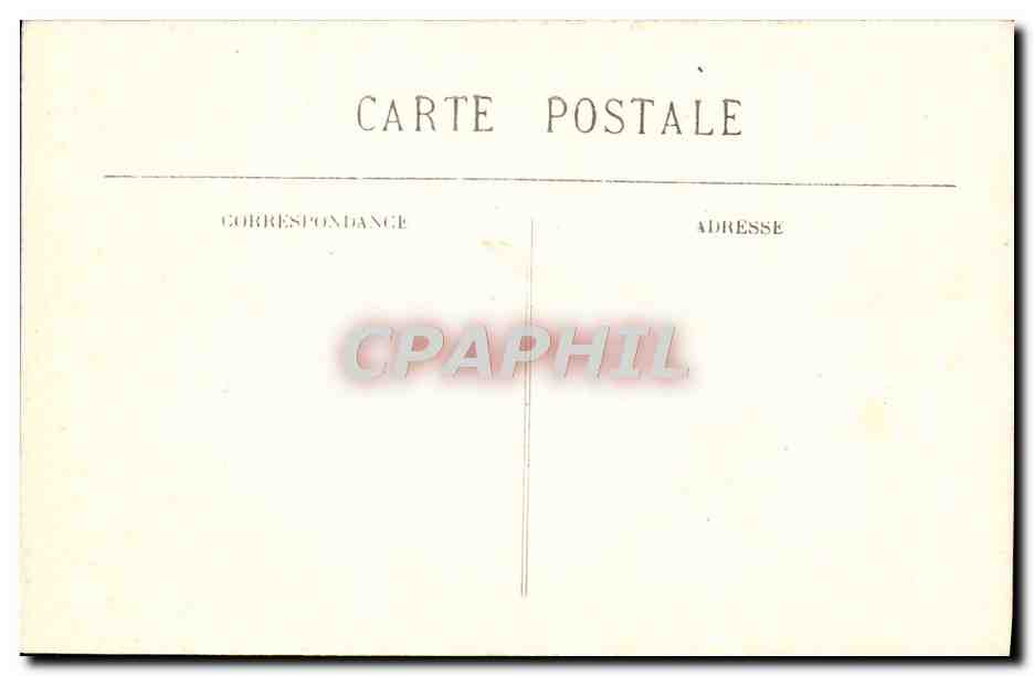 CPA General Pau Militaria — Rückseite