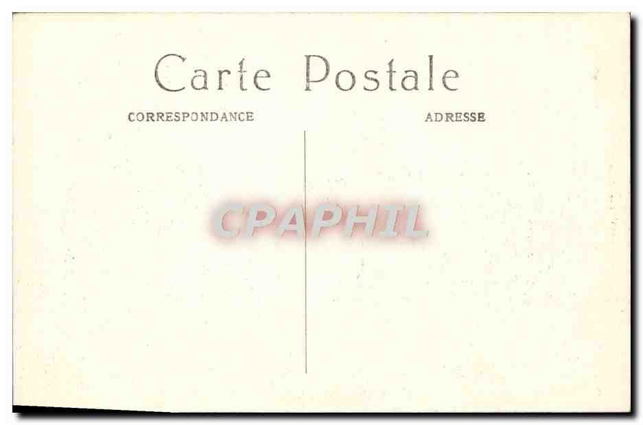 CPA General Pau Militaria — Rückseite