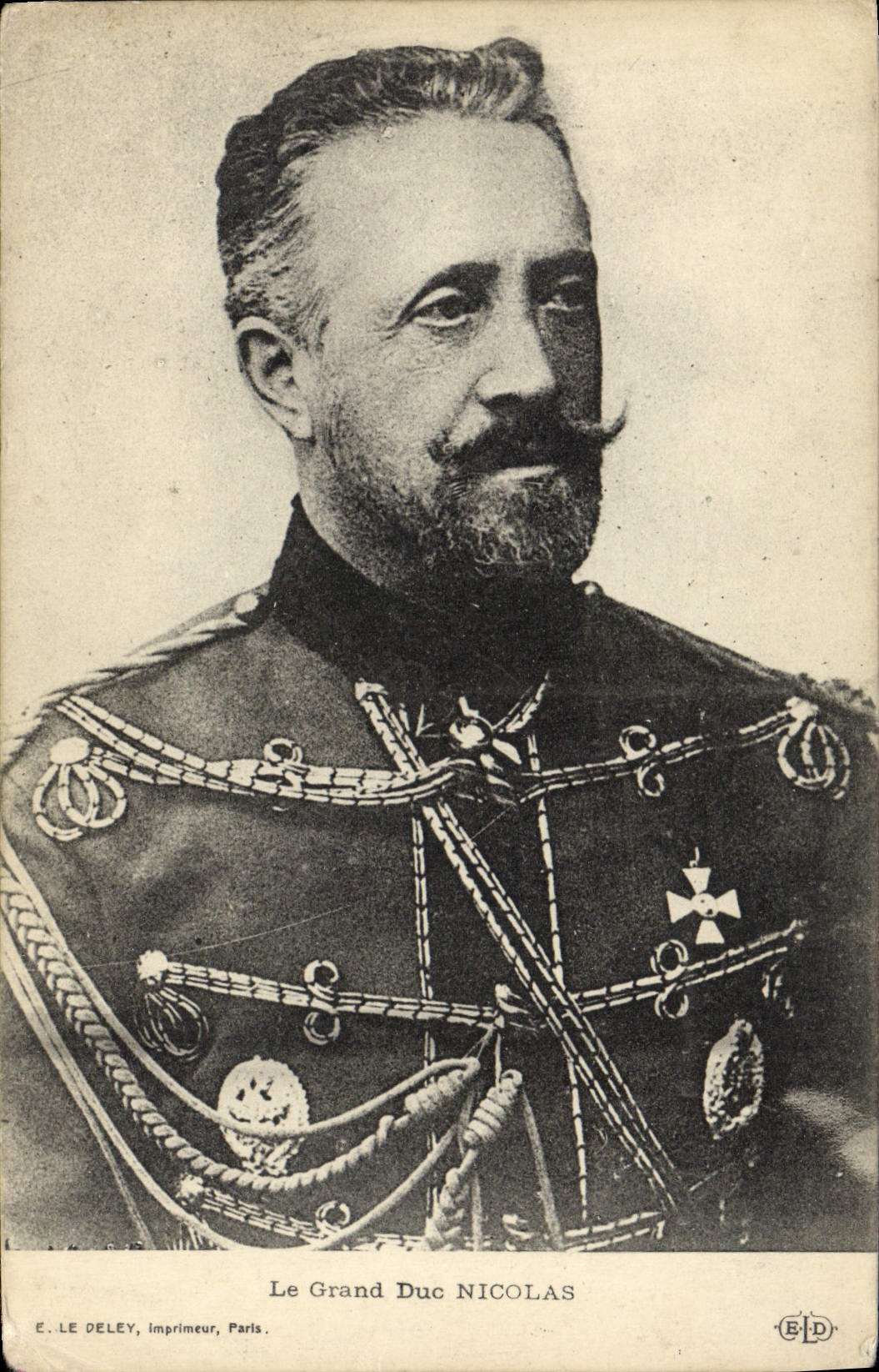 CPA Le Grand Duc Nicolas Russie Russia Militaria