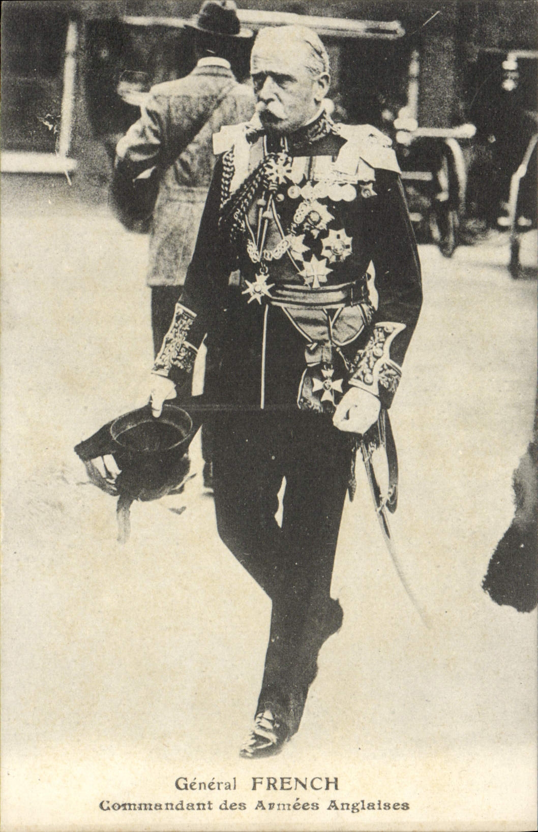 CPA General French Commandant Des Armees Anglaises Militaria