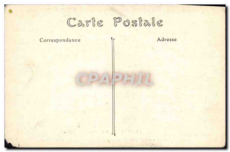 CPA Campagne 1914 Armee Allemande Automobile Blindee d'un canon Krupp contre dirigeables et aeroplanes  — Rückseite