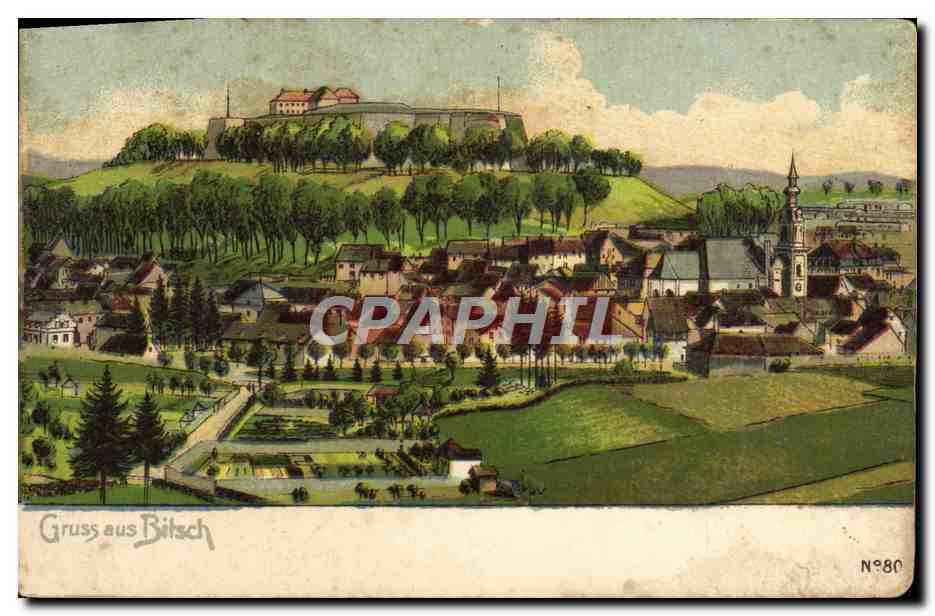 CPA Gruss Aus Bitsch