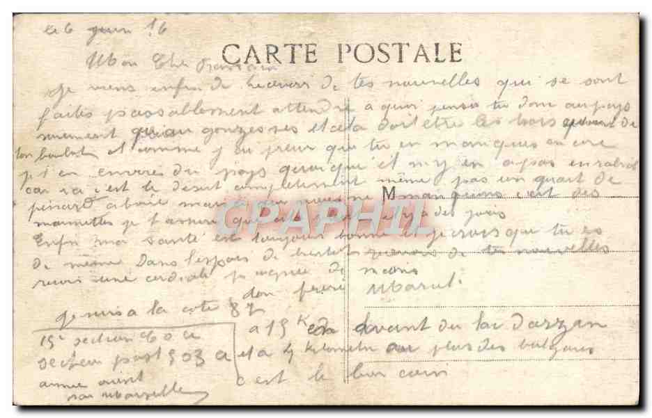 CPA Souvenir D'Orient Danse Orientale Femmes nues erotiques — Rückseite