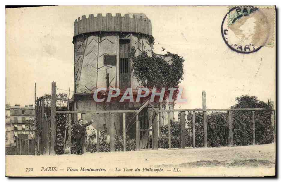 Paris — Vieux Montmartre — La Tour du Philosophe — LL. — n°770