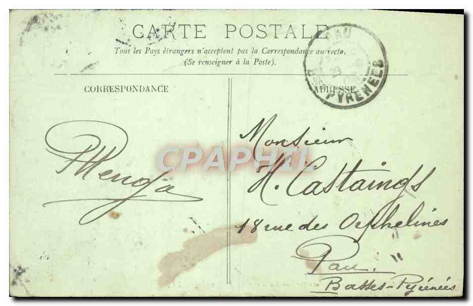 Paris — Vieux Montmartre — La Tour du Philosophe — LL. — n°770 — Verso