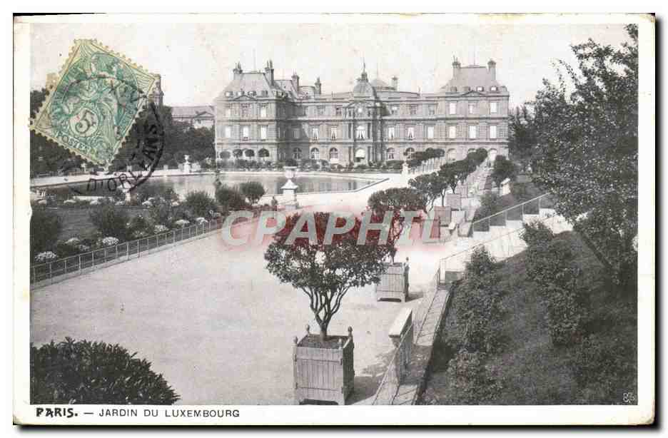 CPA Paris Jardin Du Luxembourg