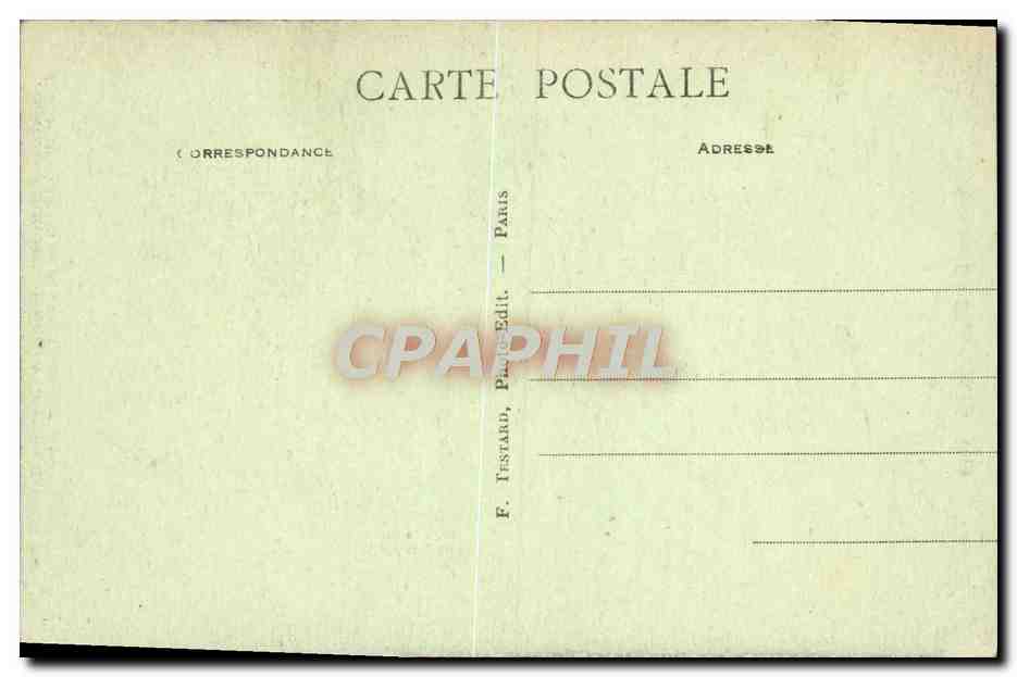 CPA Les Chasses Royales A Vincennes Louis XIII Arquebuse a la chasse aux oiseaux Tapisserie de Versailles  — Rückseite