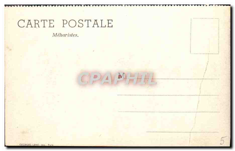 CPM Meharistes Militaria — Rückseite