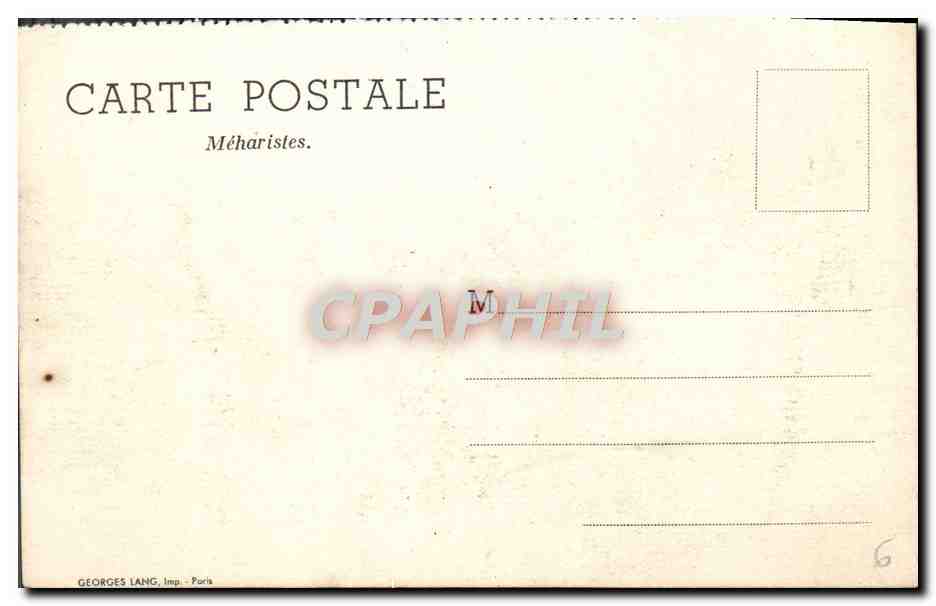 CPA Meharistes Militaria Chameau — Rückseite