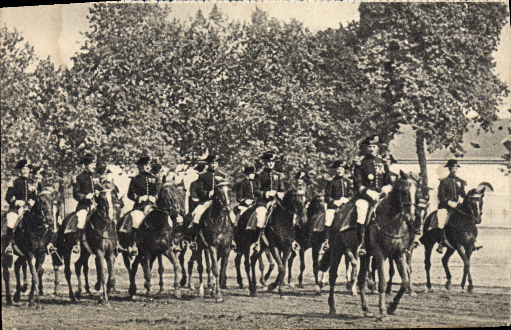 CPA Les Ecuyers Du Cadre Noir Cheval Hippisme 