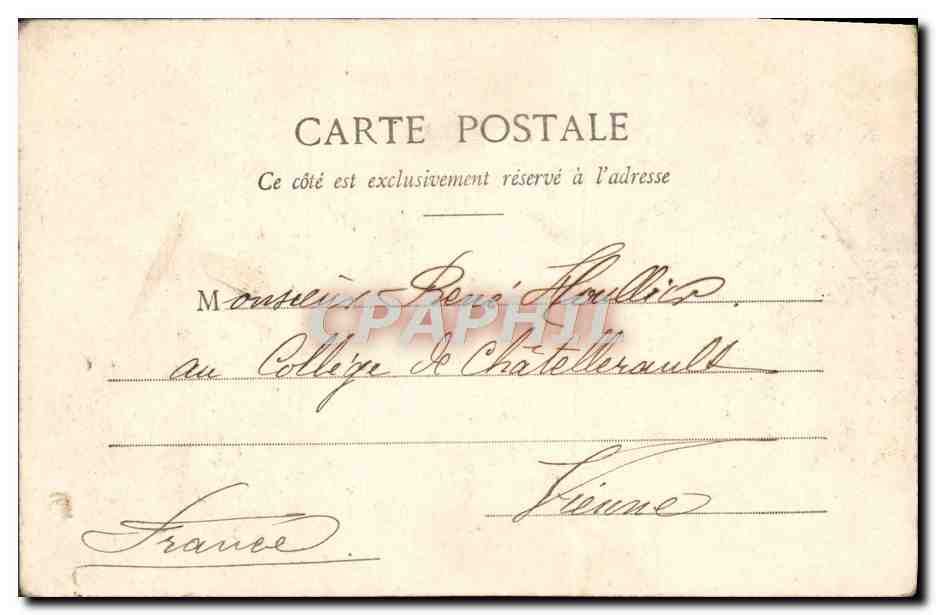 CPA La Gourdee De I'Escouade Militaria — Verso