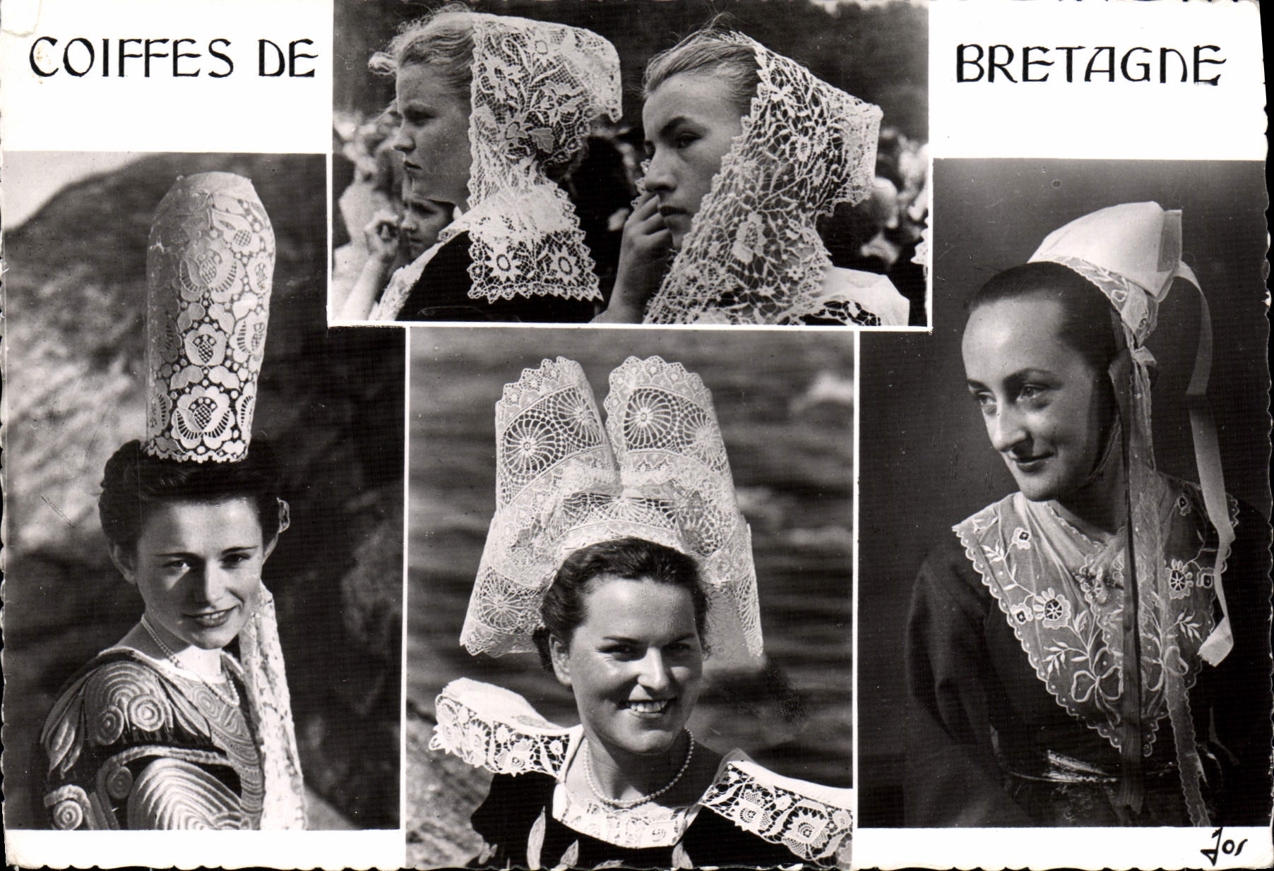 CPM Coiffes De Bretagne Cornouaille Pays Bigouden Plougastel Daoulas Folklore 