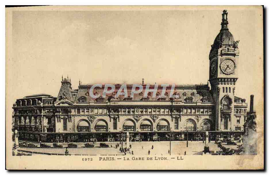 CPA Paris La Gare De Lyon