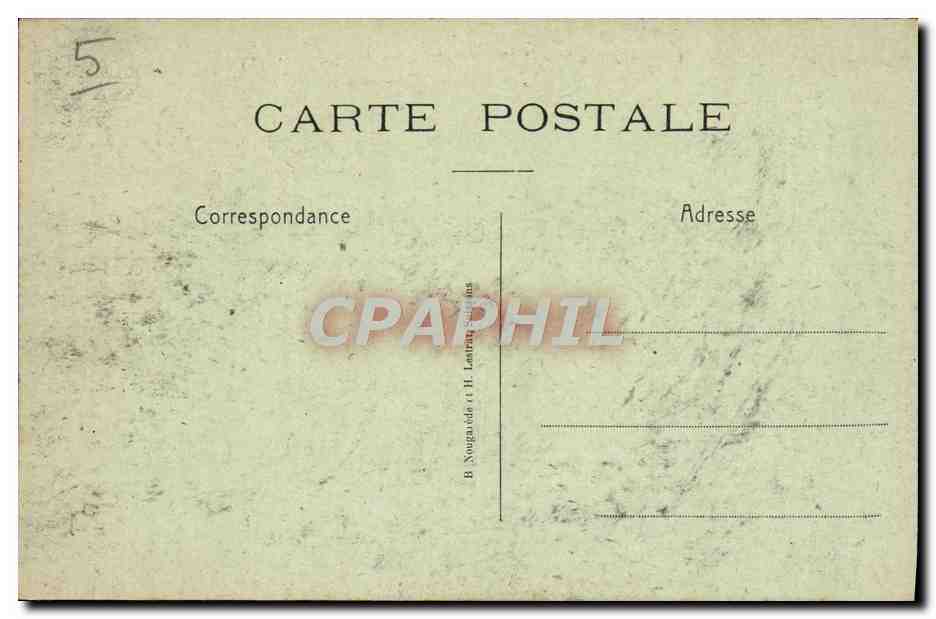 L'Aisne dévastée — La Vallée de l'Ailette — Au Mont des Singes — B. Nourgalde & H. Laurent, éditeurs — Verso
