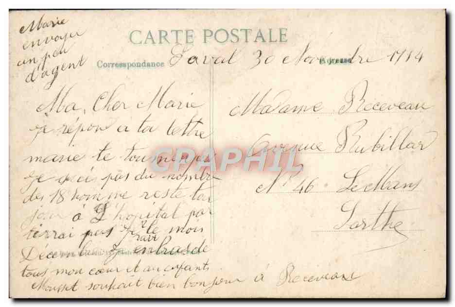 Retranchements allemands - Quelques restes de betteraves, reliefs de leur frugal repas — Éditeur B.P.D. — Rückseite