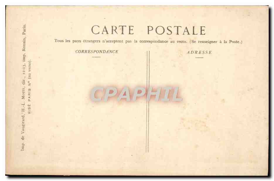 CPA Guerre 1914 1915 Sur Le Front en Observation Militaria  — Rückseite