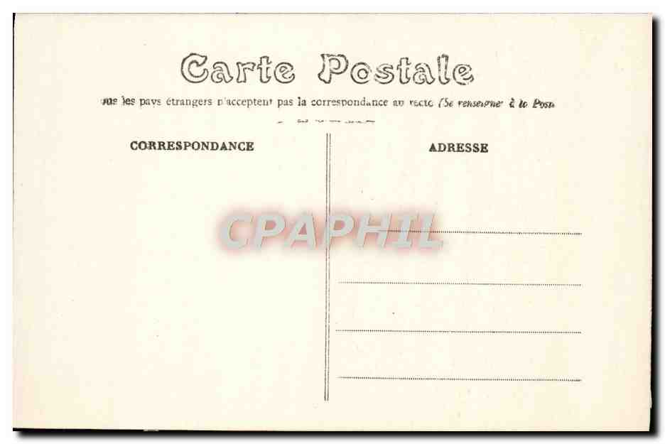 Assaut des troupes Anglaises — Guerre Européenne 1914 — Éditeur : H. Bureaud - Le Mans — Verso