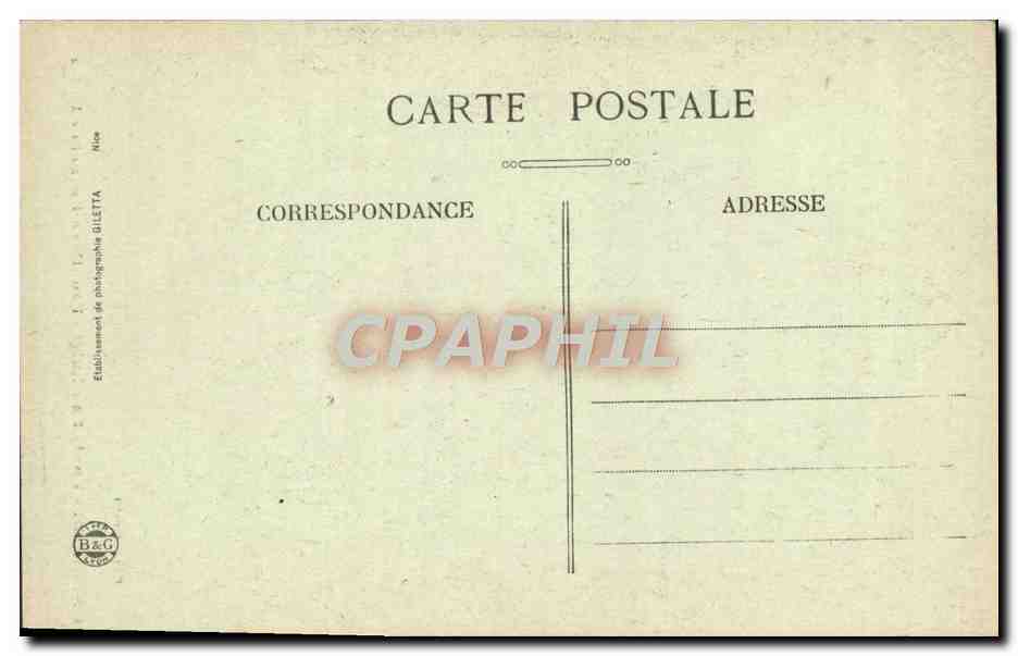 CPA Grimaldi Ponte San Luigi Frontiera Francia e Italia — Rückseite
