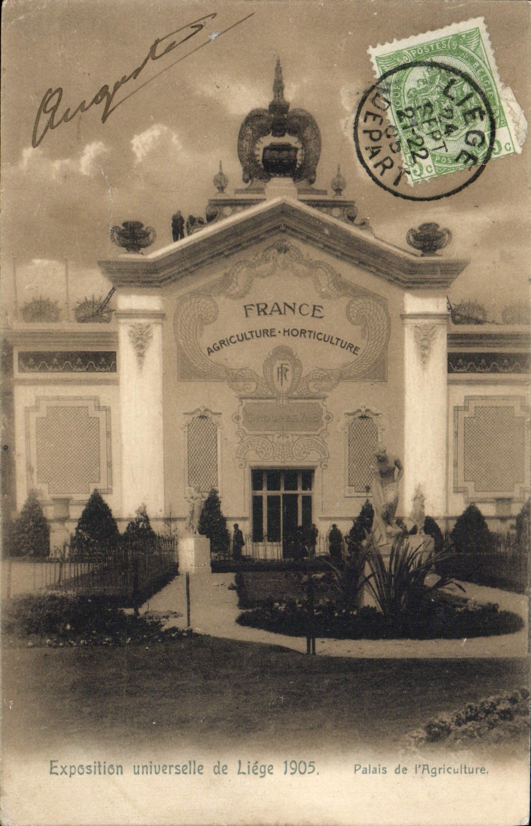 CPA Exposition Universelle de Liege 1905 Palais de l'agriculture