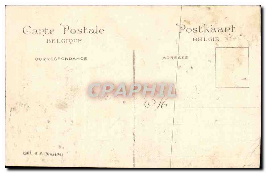 CPA Exposition Universelle Bruxelles 1910 Pavillon de la ville de Gand  — Verso