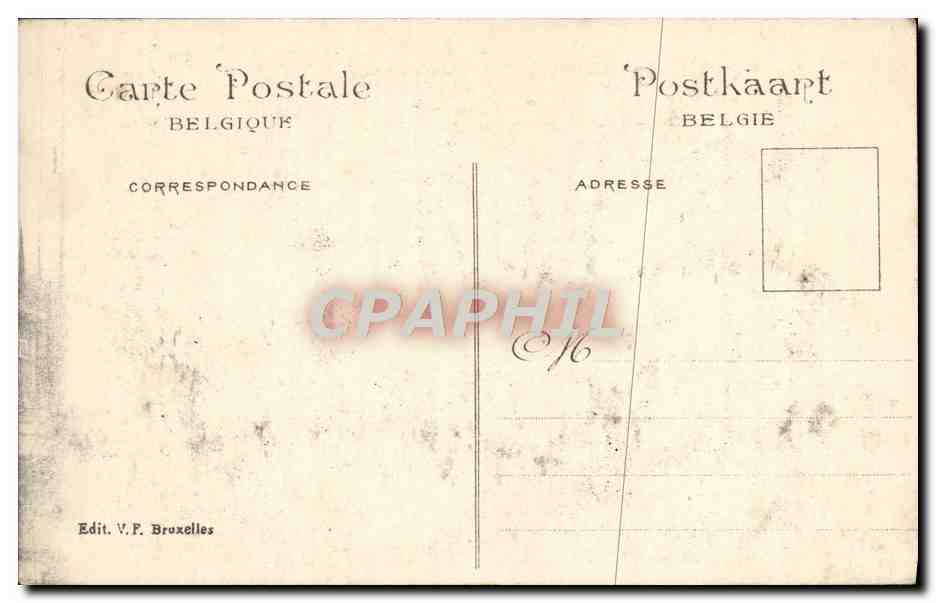 CPA Exposition Universelle Bruxelles 1910 Vues d'ensemble Pavillon Anvers et Maison Rubens — Verso
