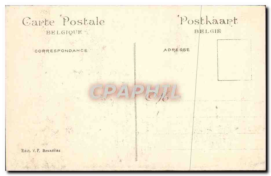 CPA Exposition Universelle Bruxelles 1910 Pavillon de la ville de Liege  — Verso