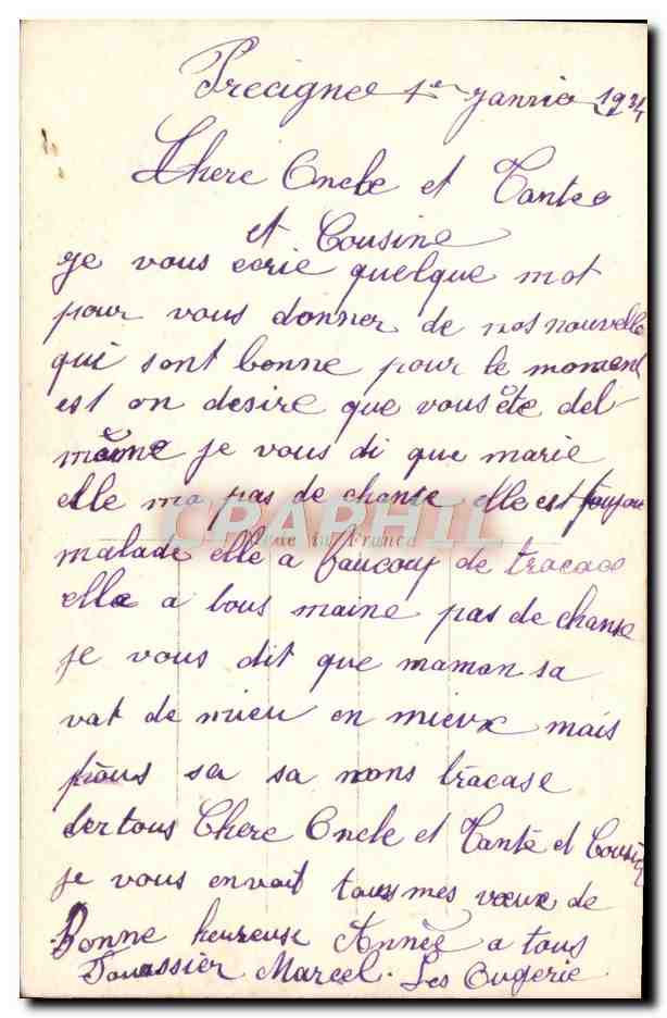 CPA Fantaisie Enfants — Verso