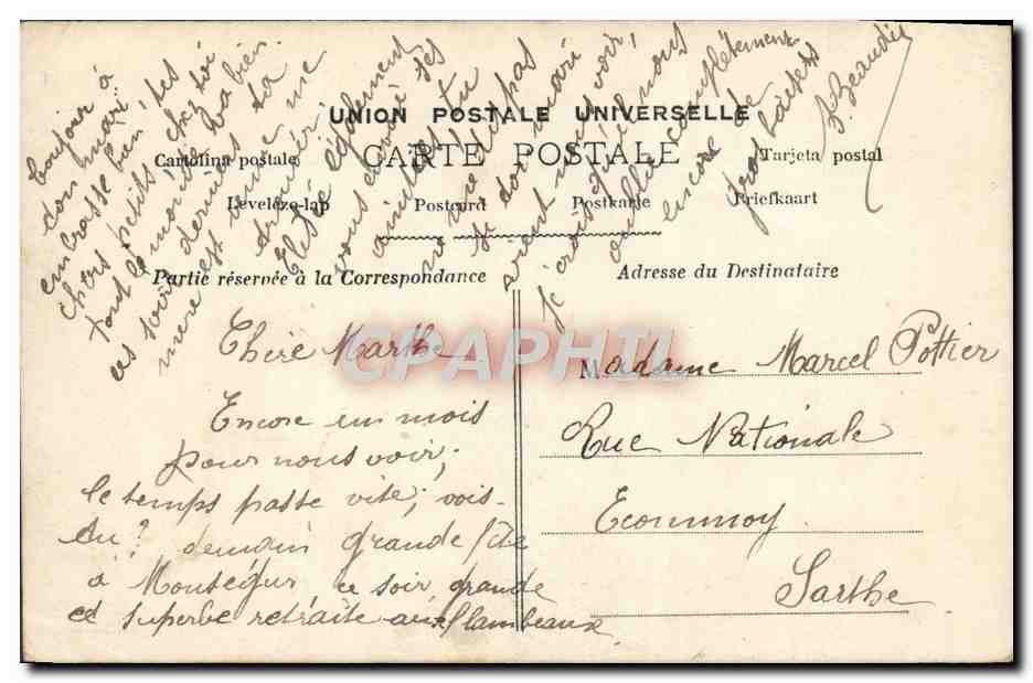 CPA Fantaisie Enfants — Rückseite
