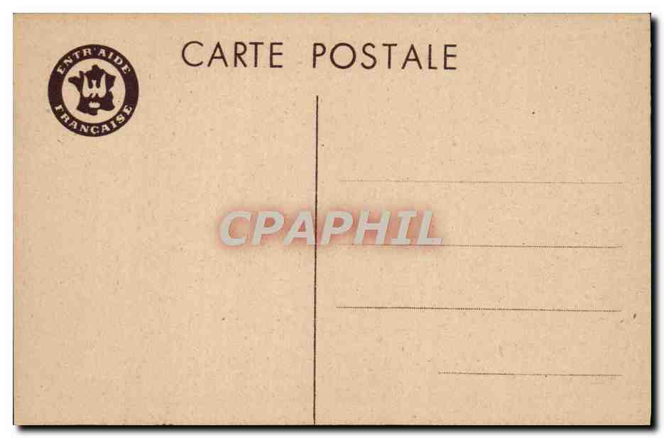 CPA Enfants Entr'Aide Francaise — Rückseite