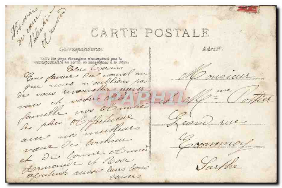 CPA Fantaisie Enfants — Rückseite