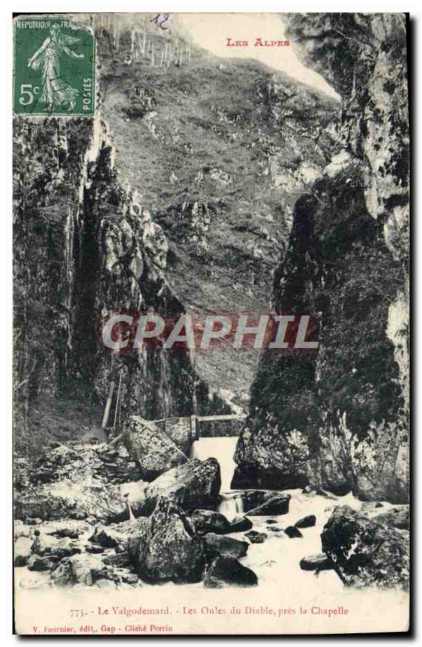 Les Oules du Diable, près la Chapelle — Valgodemard, Les Alpes — V. Fournier, Gap