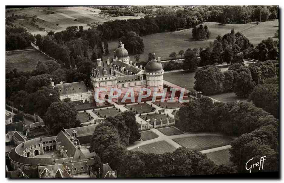 Château de Châteaudun — vue aérienne — Greff - Recto