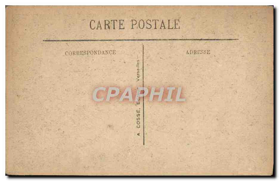 CPA Versailles Galerie des Batailles — Verso