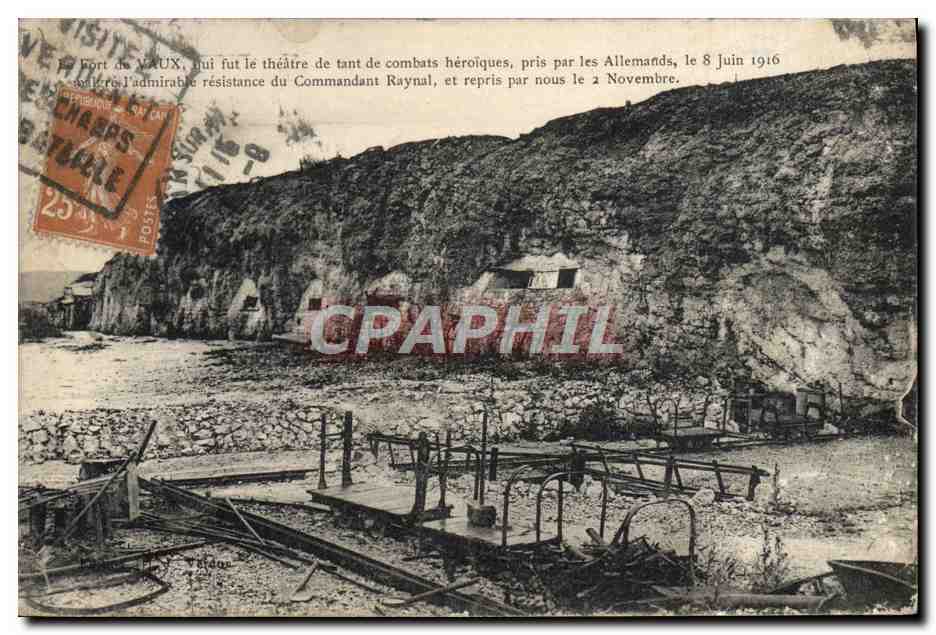 CPA Fort de Vaux Militaria 