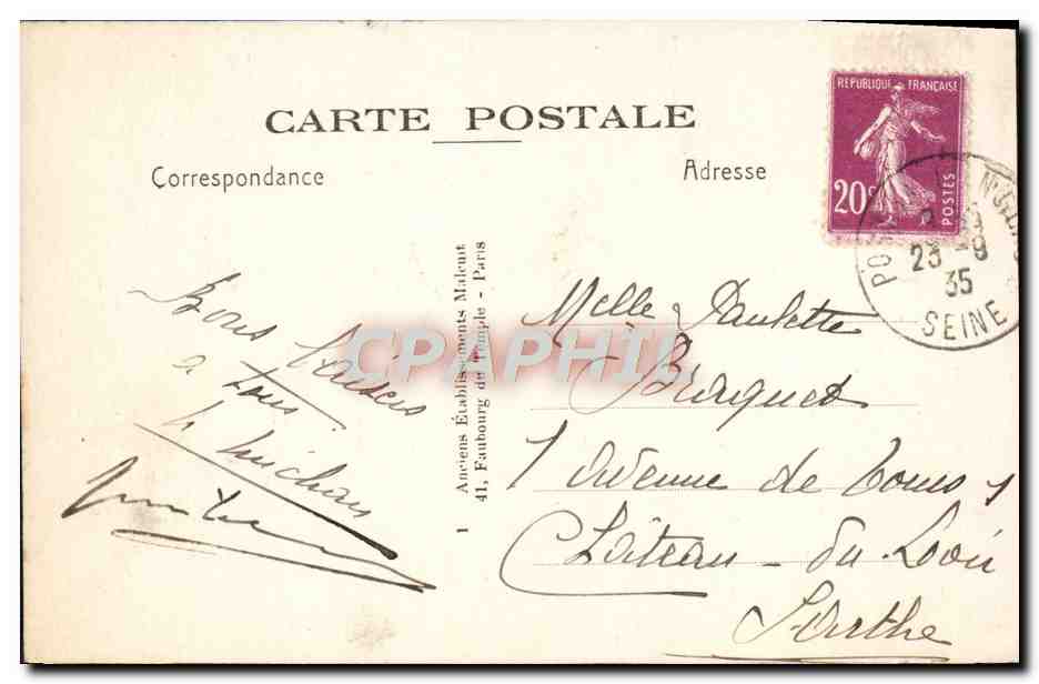 CPA Vitry Sur Seine Monument Aux Morts de la Grande Guerre Militaria  — Back
