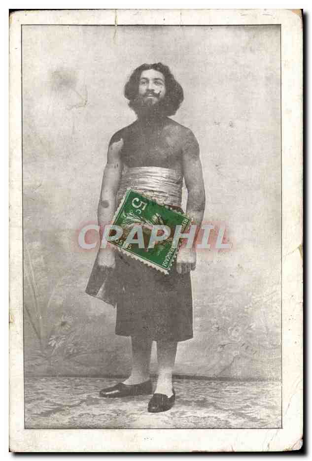 CPA Homme a barbe 