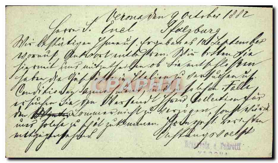 Entier Postal Italie Roma pour Pfalzburg  — Rückseite