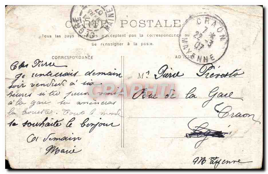 CPA Fantaisie Enfants Bebes L'auto Automobile Paris — Rückseite