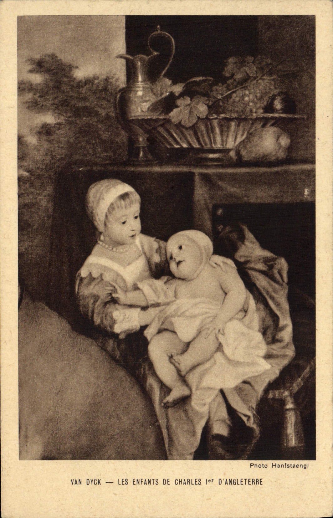 CPA Van Dyck Les Enfants De Charles 1er d'Angleterre