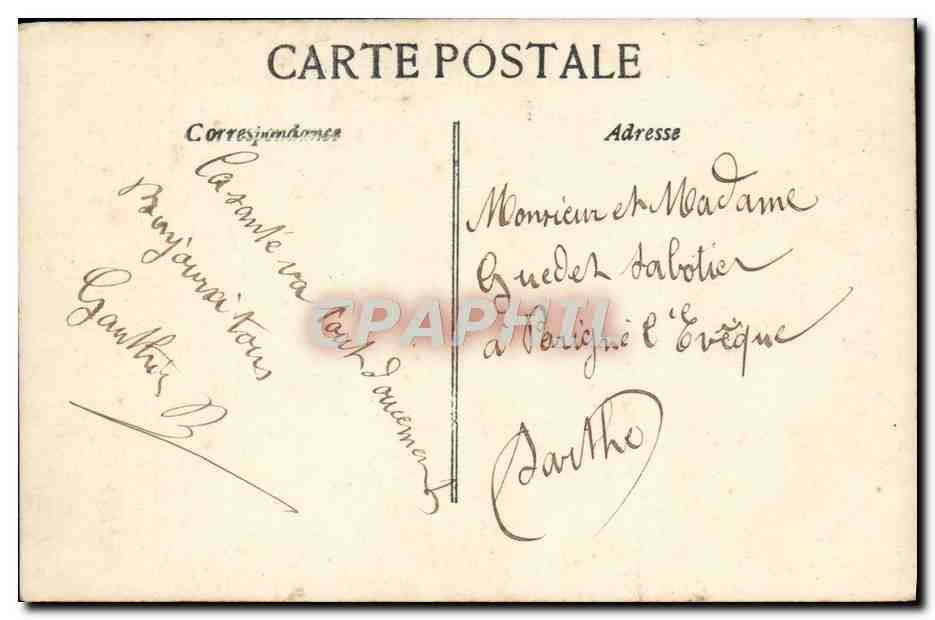 CPA Fantaisie Enfant Bebe Gauthier  — Verso