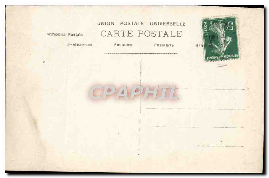 CPA Fantaisie Enfant Bebe — Rückseite