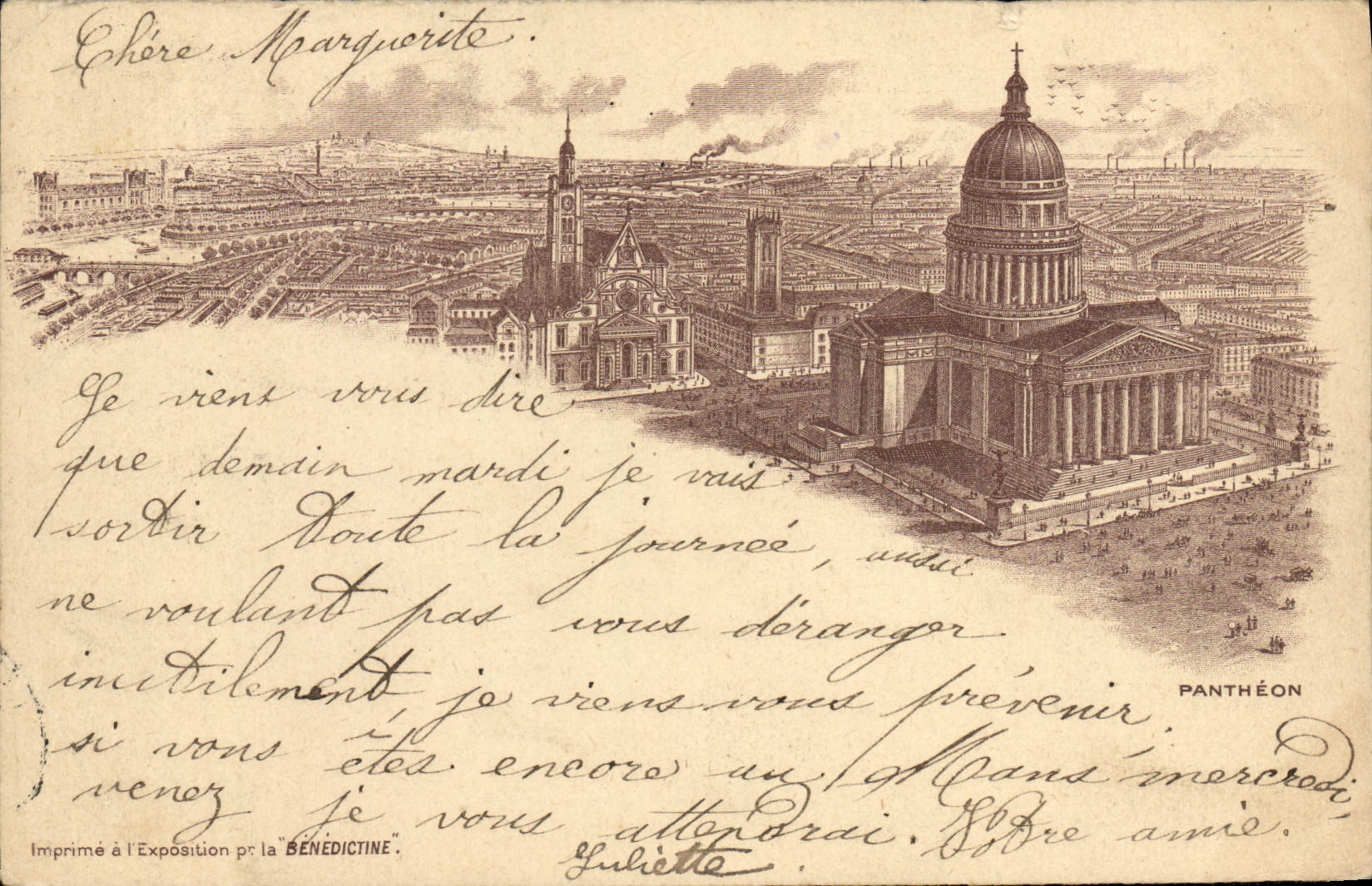 CPA Paris Pantheon Campanile La Benedictine Fecamp