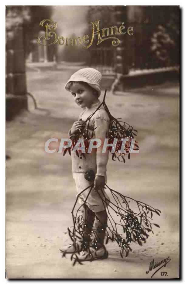 CPA Fantaisie Enfant Bonne Annee