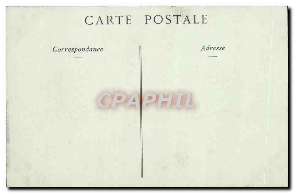CPA Caen L'Hotel de Ville — Verso